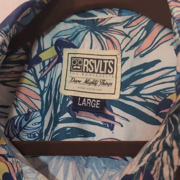 RSVLTS Tropical Toucan Print Shirt - Multicolor - Picture 2 of 7